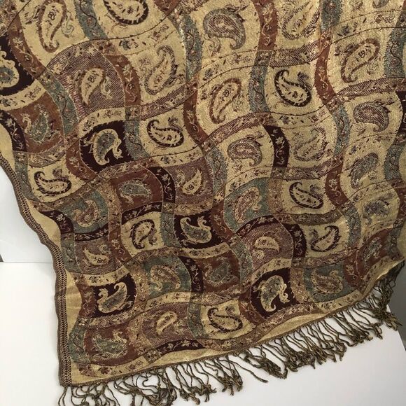 Beautiful Cashmere Blend Pashmina / Scarf - Picture 5 of 7